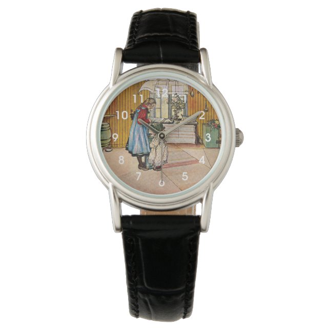 Larsson - The Kitchen, famous painting Watch (Front)