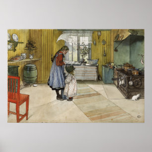 Larsson - The Kitchen (From A Home) Poster