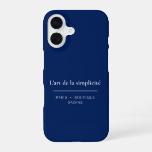 L'art de la Simplicité iPhone Case Minimalist