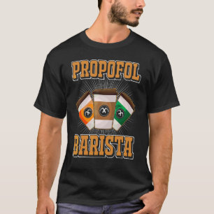 Laryngoscope & Intensive Care Anaesthesia  Barista T-Shirt