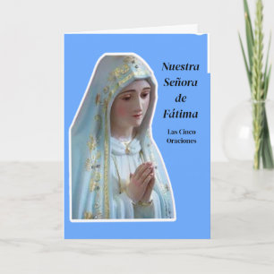 Las 5 oraciones reveladas por la Virgen de Fátima Card