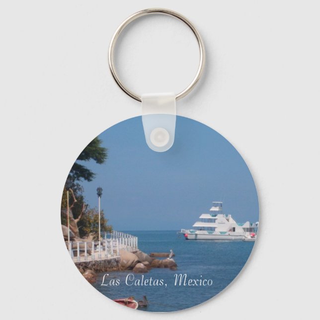 Las Caletas, Mexico keychain (Front)
