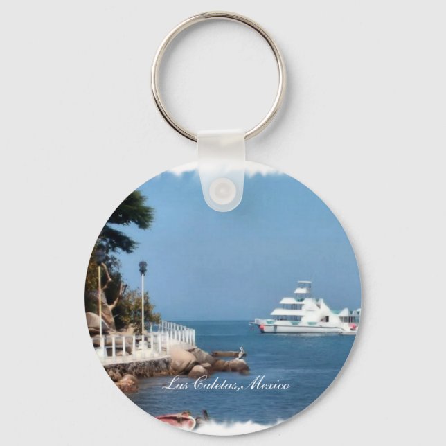 Las Caletas Mexico keychain (Front)