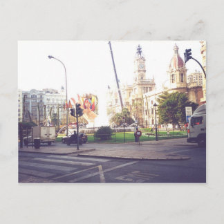 Las Fallas De Valencia Spain Postcard