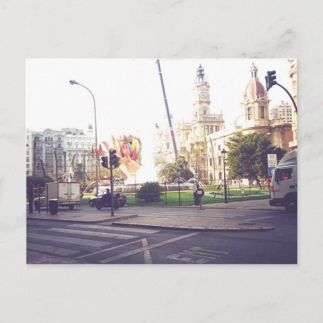 Las Fallas De Valencia Spain Postcard (Front)