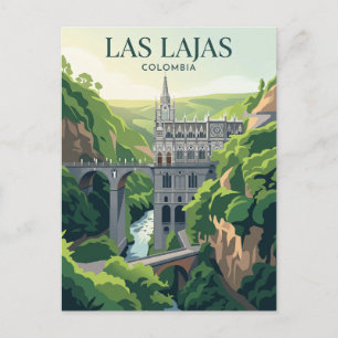 Las Lajas Sanctuary Colombia Postcard