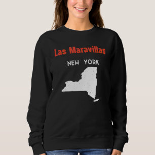 Las Maravillas New York Usa State America Travel N Sweatshirt
