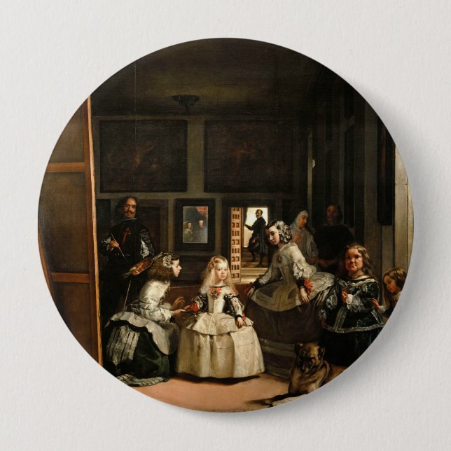 Las Meninas 10 Cm Round Badge (Front)