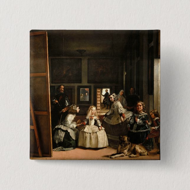 Las Meninas 15 Cm Square Badge (Front)