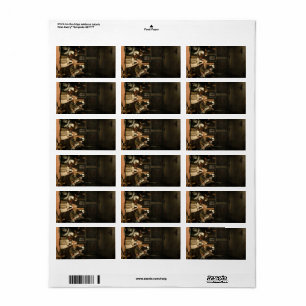 Las Meninas, 1656 by Diego Velazquez Label