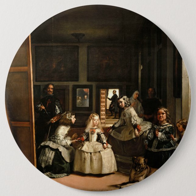 Las Meninas 6 Cm Round Badge (Front)