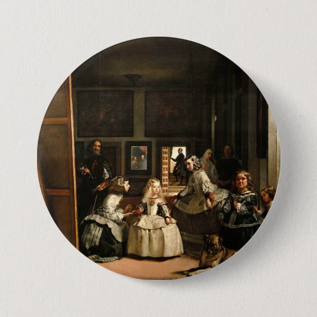 Las Meninas 7.5 Cm Round Badge (Front)
