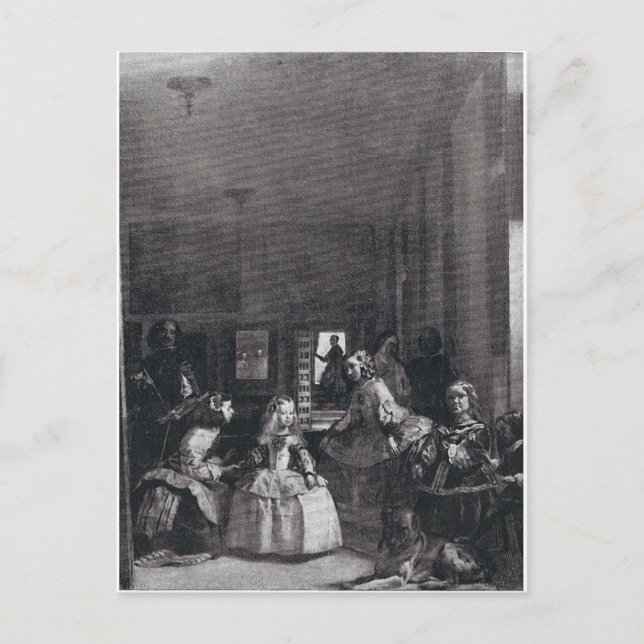 "Las Meninas." by Velazquez Postcard (Front)