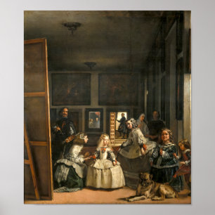 Las Meninas Diego Velázquez Poster
