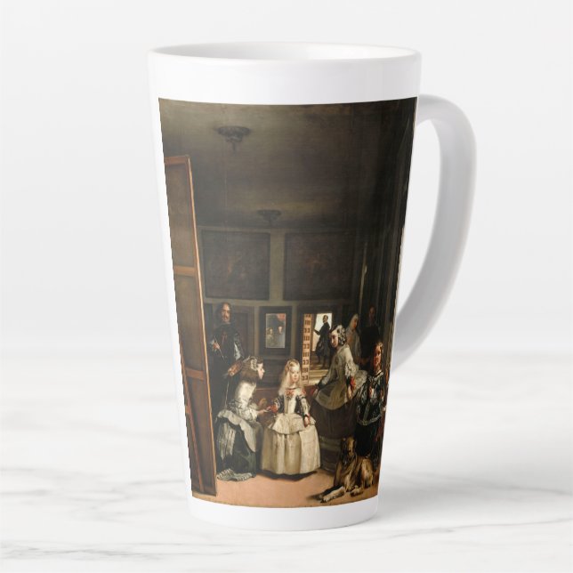 Las Meninas Latte Mug (Right Angle)