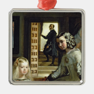 Las Meninas or The Family of Philip IV, c.1656 2 Metal Ornament