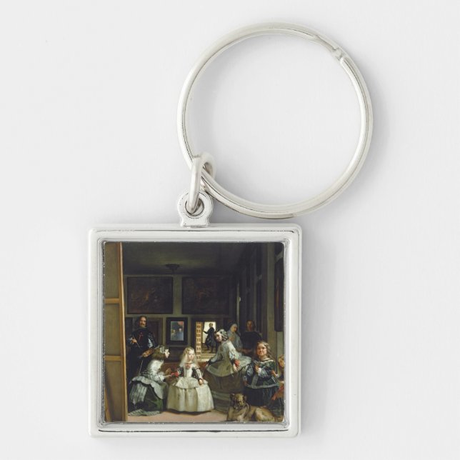 Las Meninas or The Family of Philip IV, c.1656 Key Ring (Front)