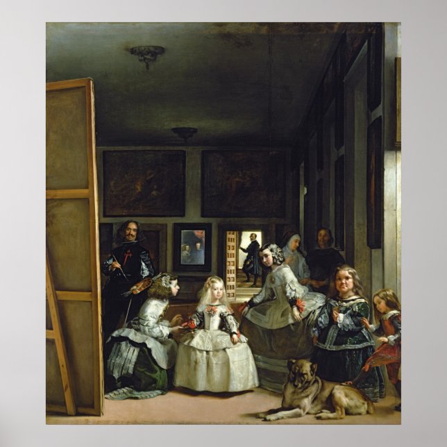 Las Meninas or The Family of Philip IV, c.1656 Poster (Front)