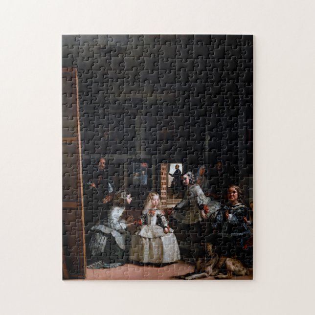 Las Meninas, The Maids of Honour, Diego Velazquez Jigsaw Puzzle (Vertical)