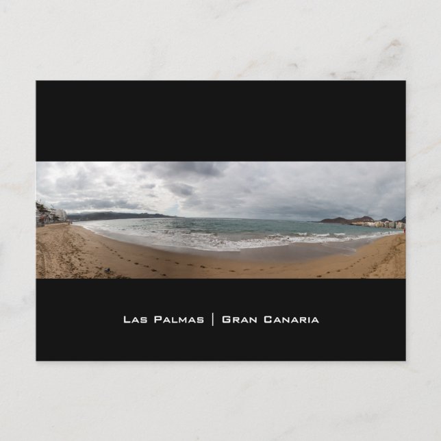 Las Palmas Beach Postcard (Front)