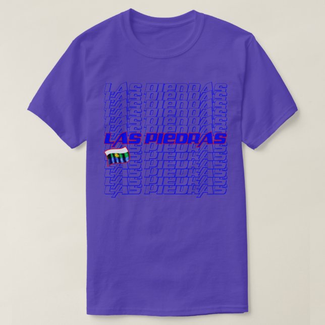 Las Piedras Cascade text 1 T-Shirt (Design Front)