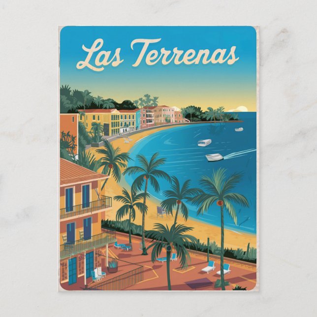 Las Terrenas Postcard (Front)