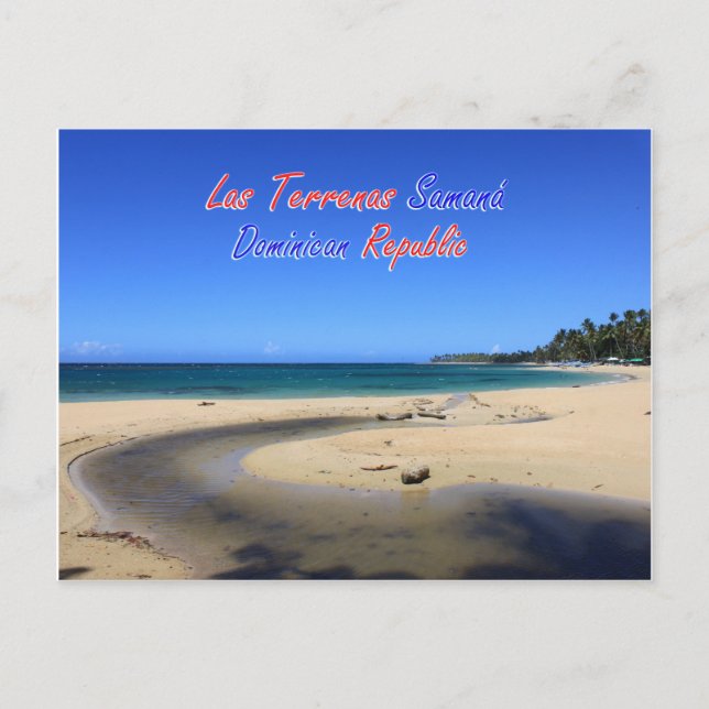 Las Terrenas Samana Dominican Republic Postcard (Front)