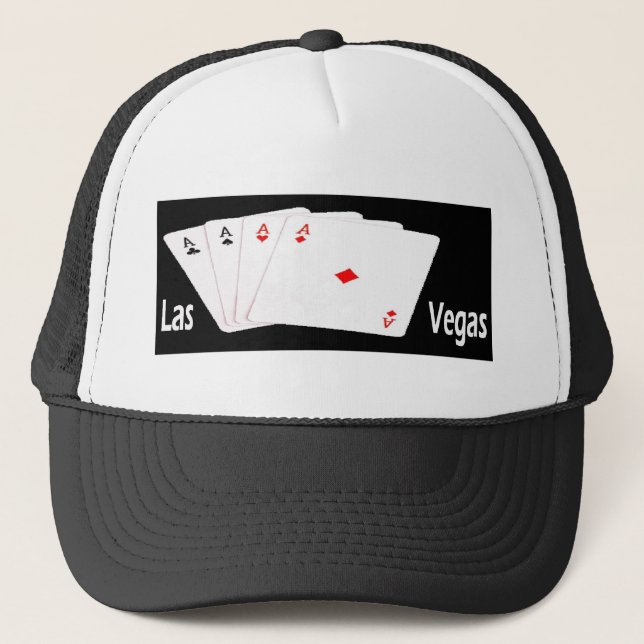 Las Vegas 4 Aces Cap for the Gambler! (Front)