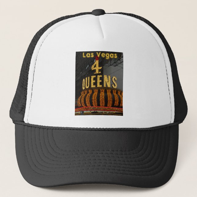 Las Vegas 4 Queens Trucker Hat (Front)