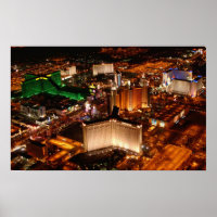Las Vegas aerial view from a blimp