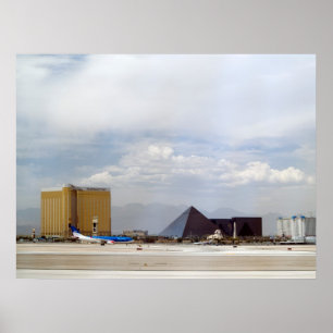 Las Vegas Airport Runway Poster Print