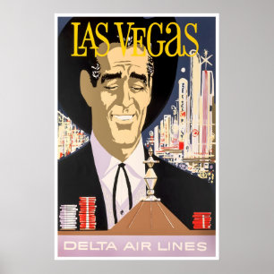 Las Vegas Art Nevada Travel Poster Casino Print