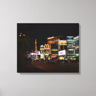 Las Vegas at night Canvas Print