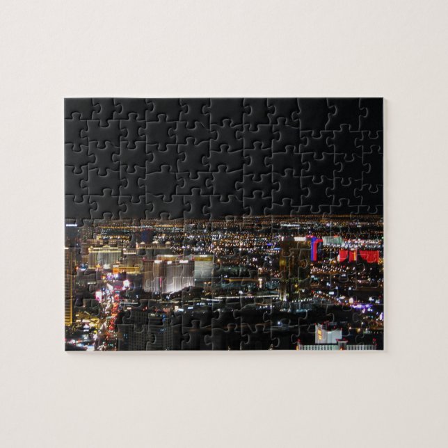 Las Vegas at Night Jigsaw Puzzle (Horizontal)