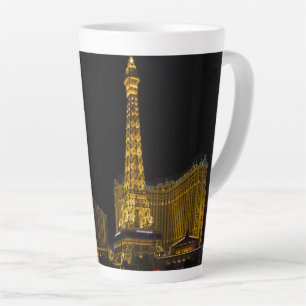 Las Vegas at night  Skyline Latte Mug