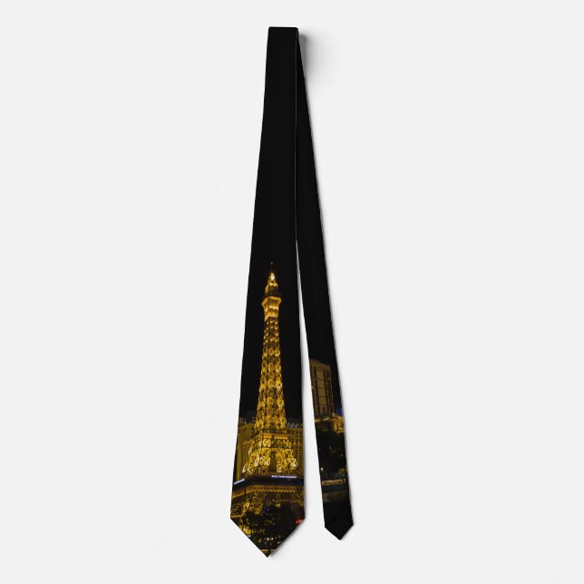 Las Vegas at night  Skyline  Tie (Front)