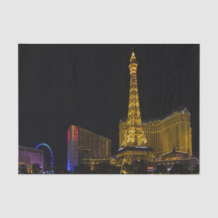 Las Vegas at night Skyline Tissue Paper