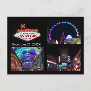 Las Vegas Attractions #1 Postcard