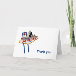 Las Vegas B&G Topper Thank you Cards
