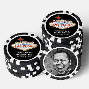 Las Vegas Bachelor Favour Golf Marker Poker Chips