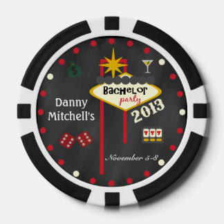 Las Vegas Bachelor Party 2013 Keepsake Poker Chip