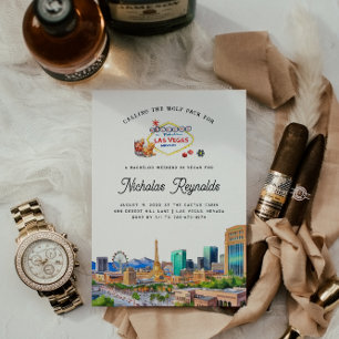 Las Vegas   Bachelor Party Invitation