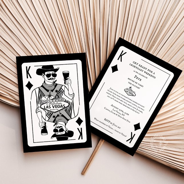 Las Vegas Bachelor Party Invitation (Creator Uploaded)