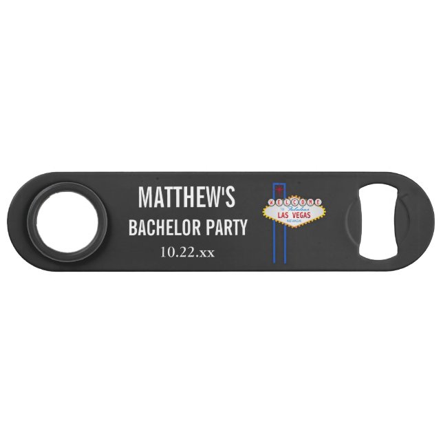 Las Vegas Bachelor Party Trip Favour (Front (Horizontal))