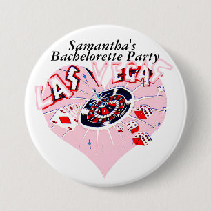 Las Vegas Bachelorette 7.5 Cm Round Badge
