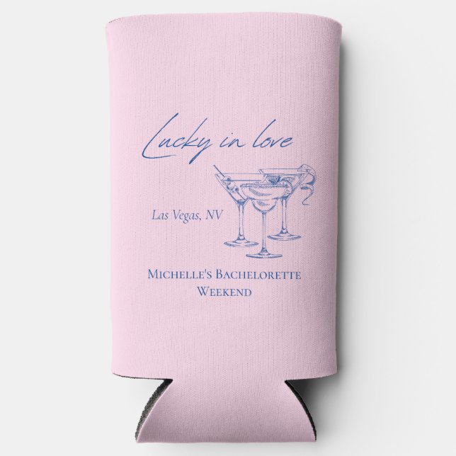 Las Vegas bachelorette can coolers (Front)