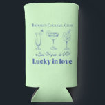 Las Vegas bachelorette can coolers<br><div class="desc">These Vegas themed can coolers feature a modern font and personalised customisable details. This 'Lucky in Love' themed can cooler will be a great addition to your bridesmaid gift bags. Change the colours and bride's name to make it your own. Shop the matching Vegas accessories in our Las Vegas bachelorette...</div>