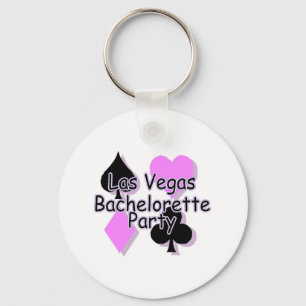 Las Vegas Bachelorette Party Card Suits Key Ring