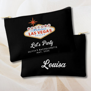 Las Vegas Bachelorette Party Favour Personalised Accessory Pouch