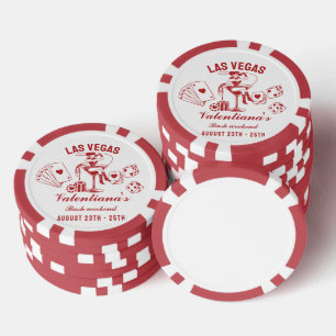 Las Vegas Bachelorette Party Game Poker Chips